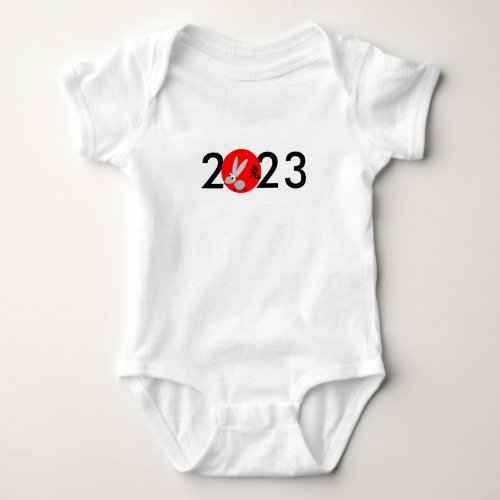 2023 Year of the Rabbit Baby Clothes Baby Bodysuit