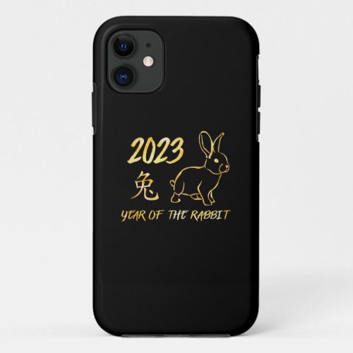 2023 Year Of The Rabbit iPhone 11 Case