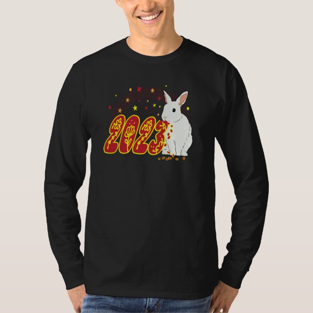 2023 Year of the Rabbit Chinese New Year Rabbit T-Shirt (Front)
