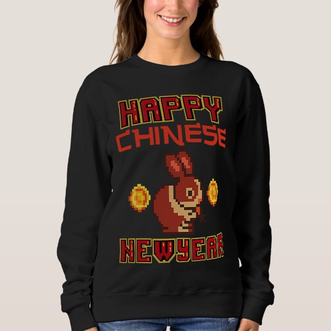 2023 Year Of The Rabbit Chinese Zodiac Chinese New Sweatshirt (Front)