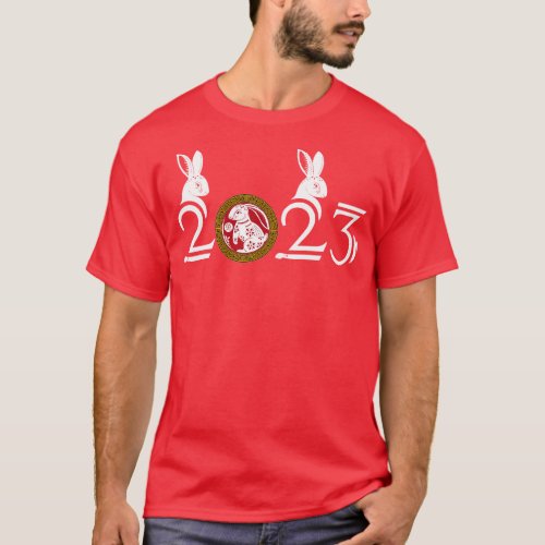 2023 Year of the Rabbit Chinese Zodiac Chinese New T_Shirt