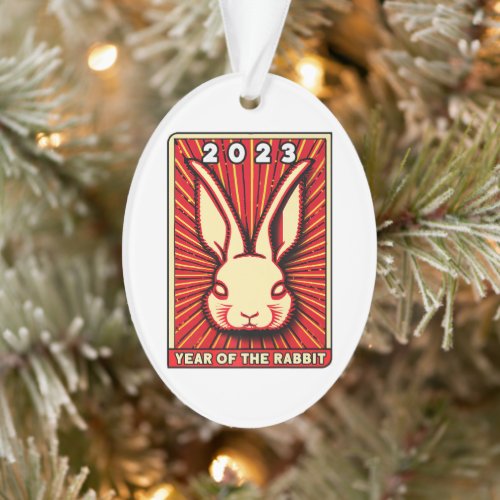 2023 Year Of The Rabbit Ornament  Home Dcoration