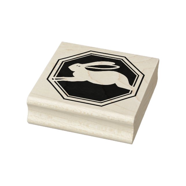 2023 year of the rabbit rubber stamp (Stamp)