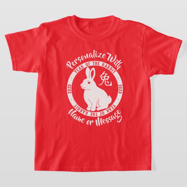 2023 Year Of The Rabbit T-Shirt (Laydown)