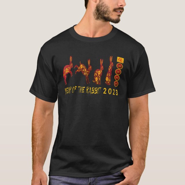2023 Year Of The Rabbit Zodiac Chinese New Year 20 T-Shirt (Front)