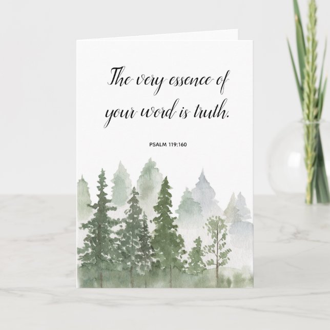 2023 Year Text Card | JW Folded Greeting Card (Front)