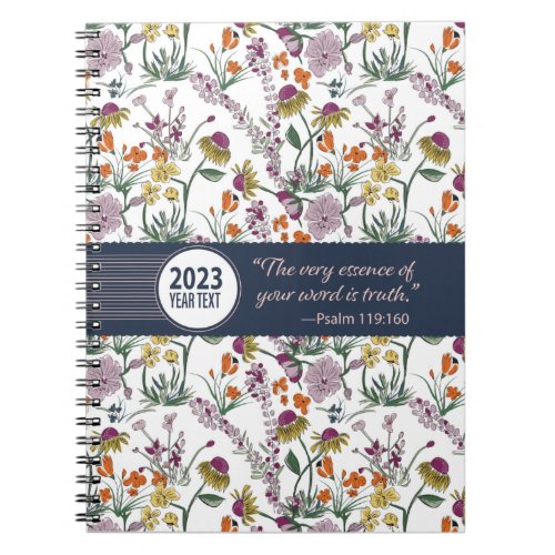 2023 Year Text Notebook