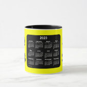 2023 Yellow Calendar by Janz Mug (Center)