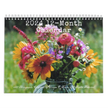 2024 12-Month Wall Calendar