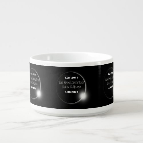 2024  2017 Double Dated Solar Eclipse Bowl