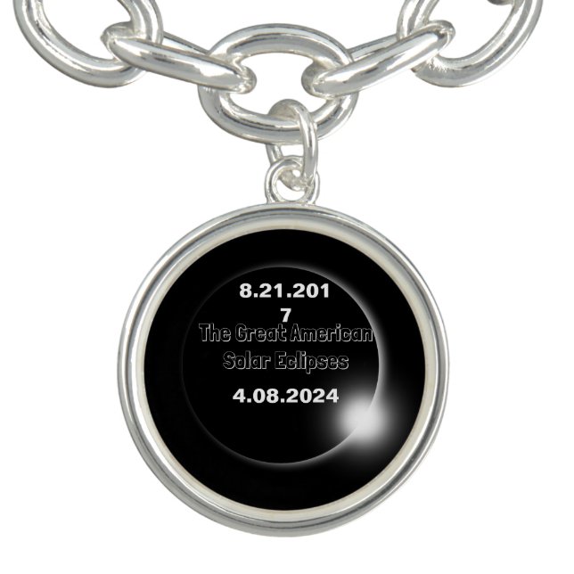 2024 & 2017 Double Dated Solar Eclipse Bracelet (Design)
