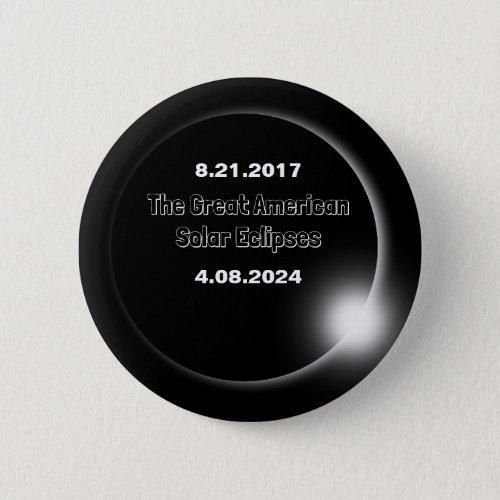 2024  2017 Double Dated Solar Eclipse Button