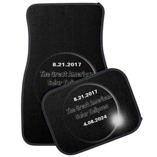 2024  2017 Double Dated Solar Eclipse Car Floor Mat