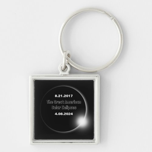 2024  2017 Double Dated Solar Eclipse Keychain