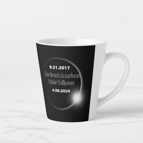 2024  2017 Double Dated Solar Eclipse Latte Mug