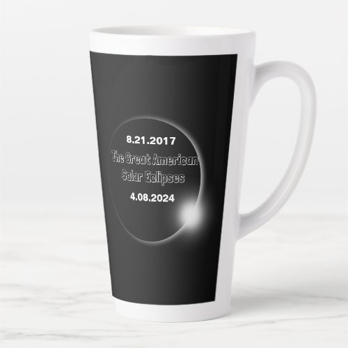 2024  2017 Double Dated Solar Eclipse Latte Mug