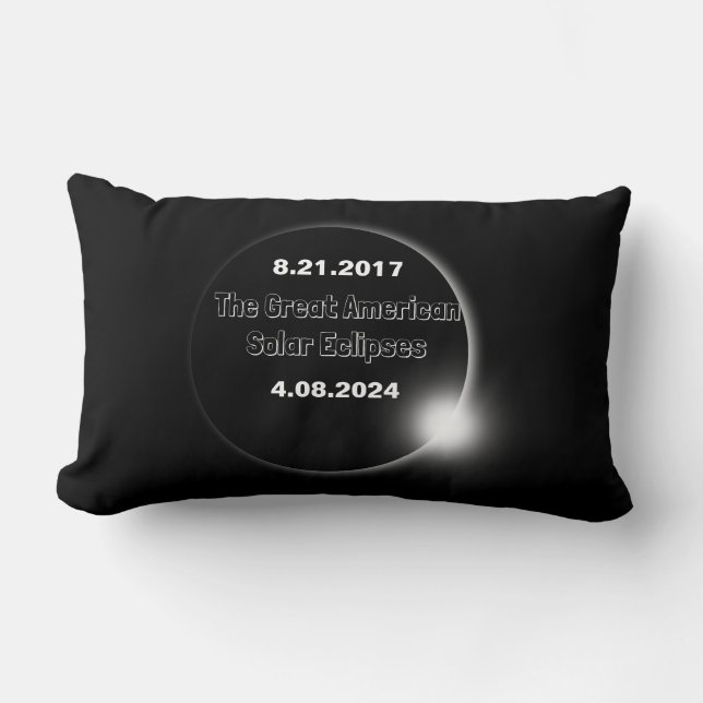 2024 & 2017 Double Dated Solar Garden Lumbar Pillow (Front)