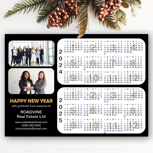 2024 2025 Calendar Corporate 2 Photo Magnetic