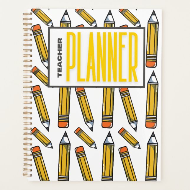 2024-2025 Teacher Planner - Pencils (Front)