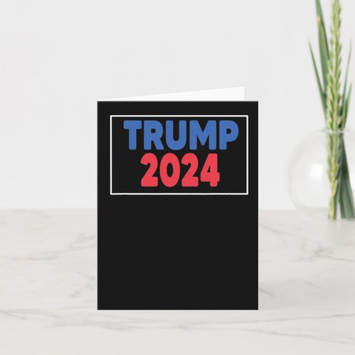 2024 45 47 Vintage American Flag Retro 4547 Trump  Card