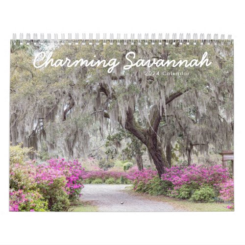 2024 8x11 Charming Savannah Calendar