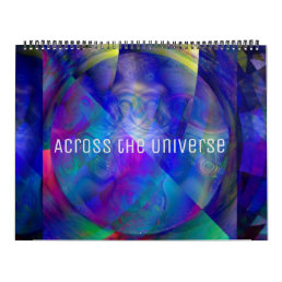 2024 Across the Universe Cool Abstract Art   Calendar