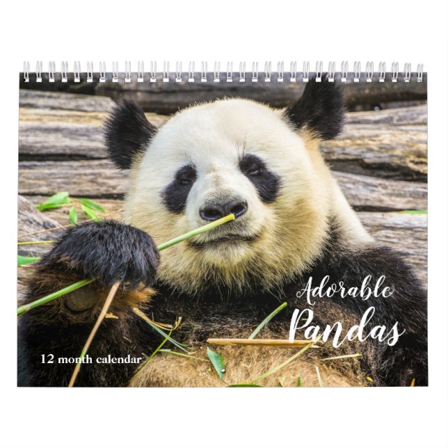 2024 Adorable Pandas Calendar (Cover)