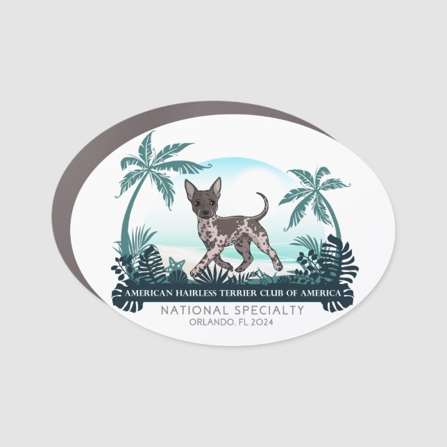 2024 AHTCA National Specialty Logo Oval Magnet (Front)