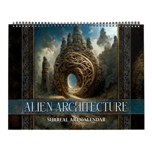 2024 Alien Architecture Surreal Art Calendar
