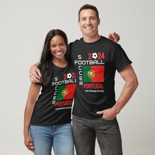 2024 Any Year PORTUGAL Football Custom Name  T_Shirt