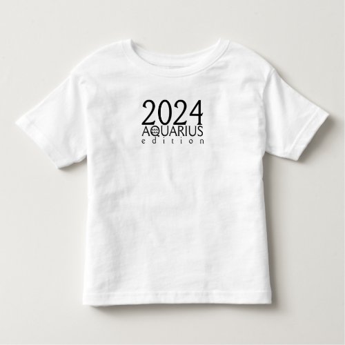 2024 Aquarius edition with symbol Toddler T_shirt