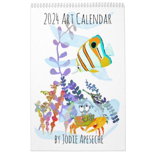 2024 Art Calendar by Jodie Apeseche