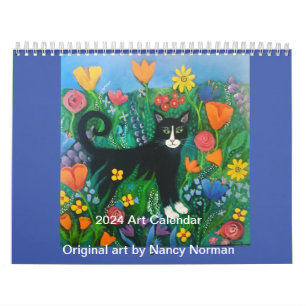 2024 Art Calendar by Nancy Norman