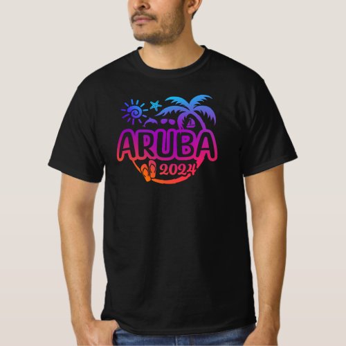2024 Aruba Vacation or Trip Design T_Shirt