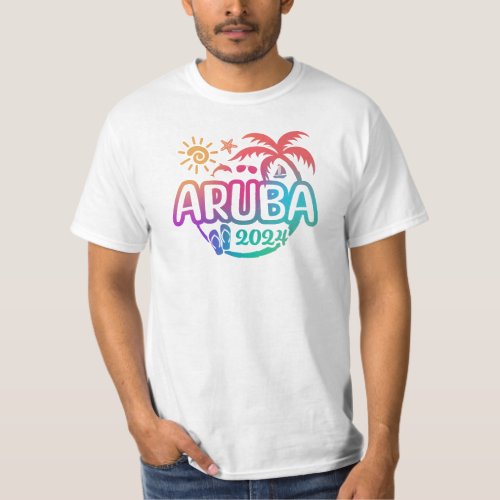 2024 Aruba Vacation or Trip Design T_Shirt