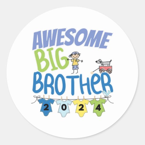 2024 Awesome Big Brother Classic Round Sticker