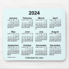 2024 Azure Calendar by Janz Mouse Pad