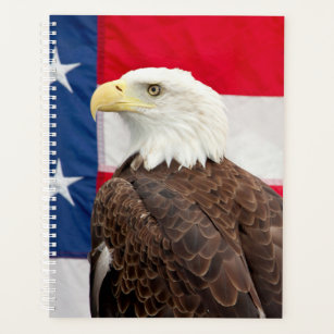 2024 Bald Eagle with American Flag Planner