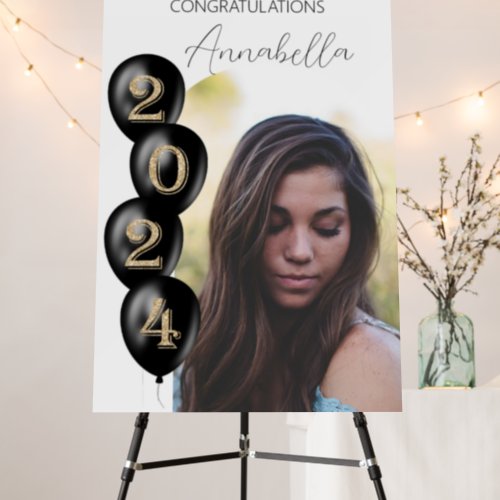 2024 Balloons and Photo Graduation Party Foam Board