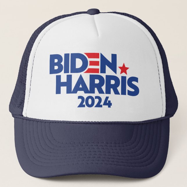 2024 BIDEN HARRIS TRUCKER HAT (Front)