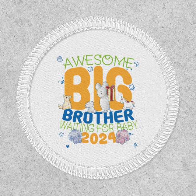 2024 Big Brother Waiting for Baby Patch (Front)