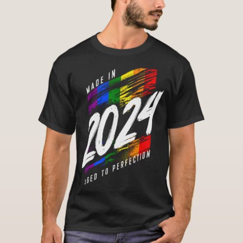 2024 Birthday LGBT Gay Pride  T_Shirt