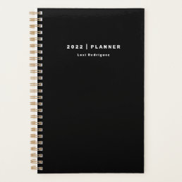 2024 Black and White Monthly/Weekly Planner