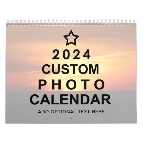 2024 Blank Custom Photo Calendar 
