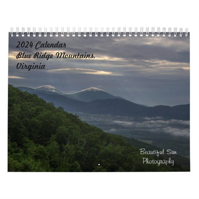 2024 Blue Ridge Mountains Calendar (Cover)