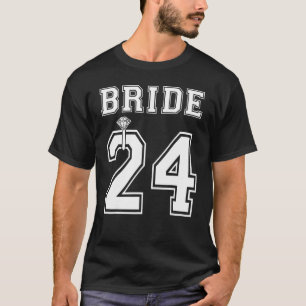 2024 Bride Engagement Bridal Shower Proposal Match T-Shirt