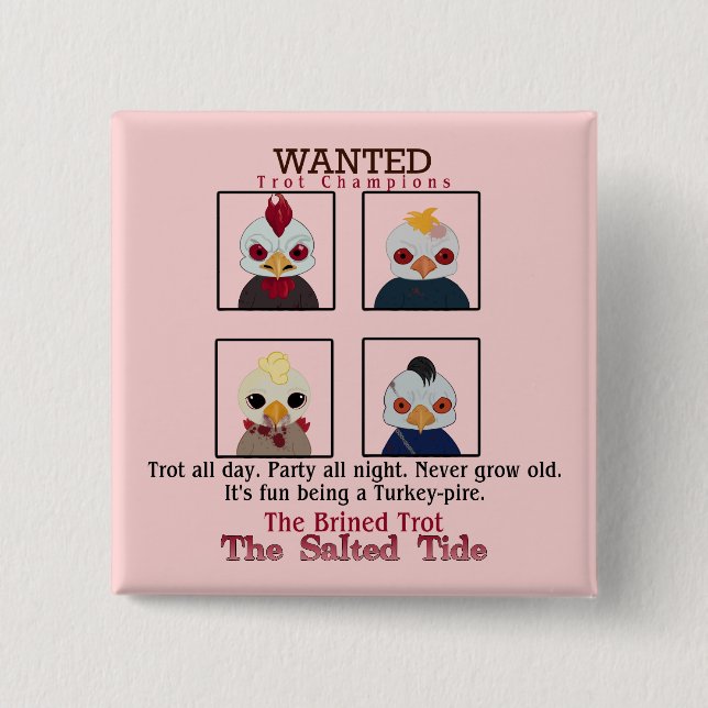 2024 Brined Trot Champion Button (Front)