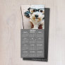 2024 Calendar 1 Photo Collage Can Edit Grey Color