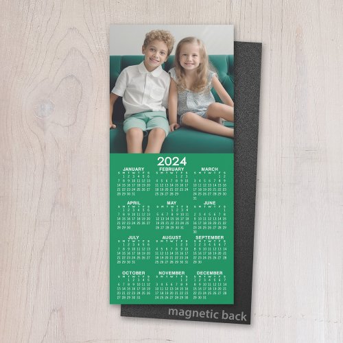 2024 Calendar 1 Photo Collage _ color _ magnet