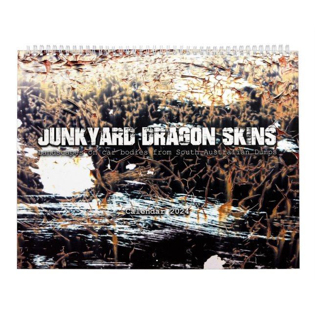 2024 Calendar - Abstract Color Texture (Cover)